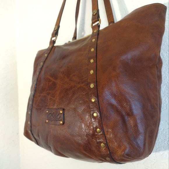 Patricia Nash Benvenuto Tote Vintage Distressed Leather - Picture 7 of 16